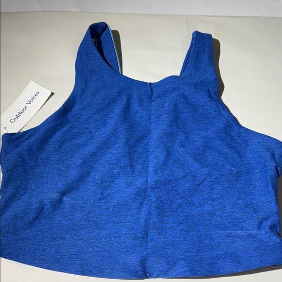 Outdoor Voices Venus Crop Top Blue/Morning/Poppy - Picture 1 of 3